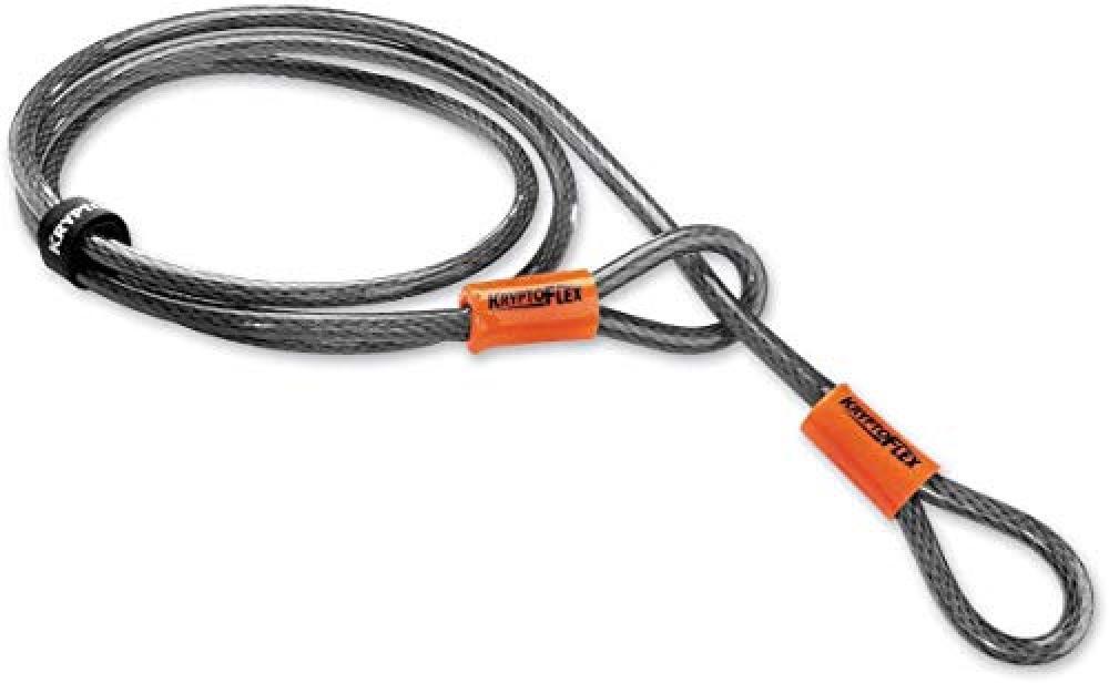 (TG. 10 mm/213 cm) Kryptonite KryptoFlex, Catena antifurto, Arancione, 10 mm/213