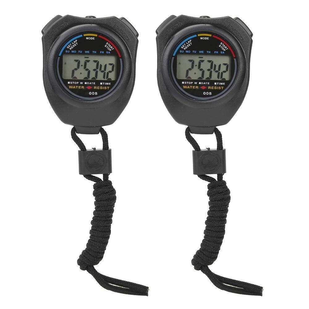 Stop Watch,Stop Watches for Sport,Cronometro Sport,2 Pezzi Orologio (M1H)
