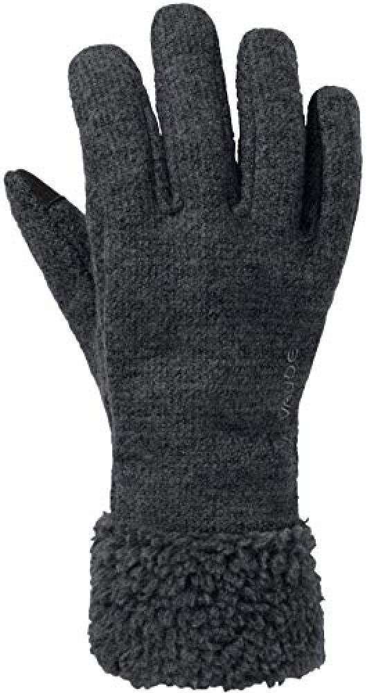 (TG. 8) VAUDE Women's Tinshan Gloves IV, Guanti da Donna, Nero Phantom, 8 - NUOV