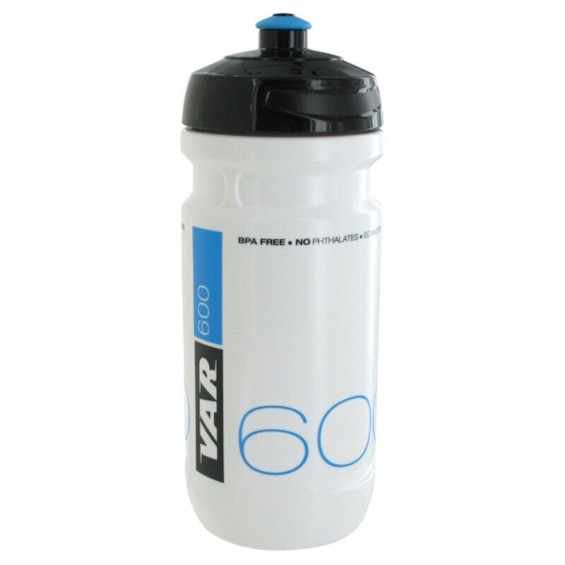 borraccia 600ml bianco/nero/blu VAR bici