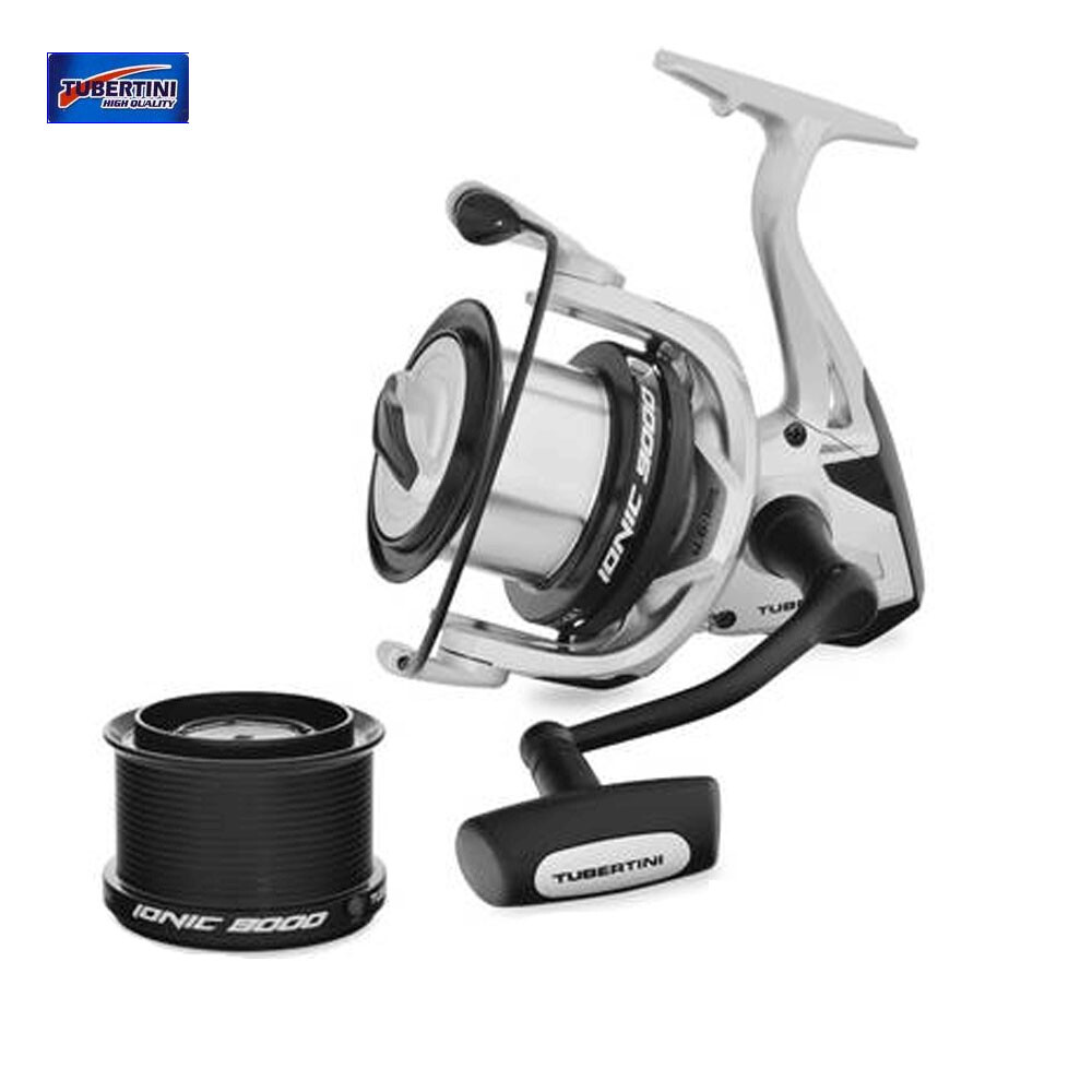 MULINELLO IONIC 8000 TUBERTINI PER SURFCASTING 4+1 BB + 1 BOBINA RICAMBIO