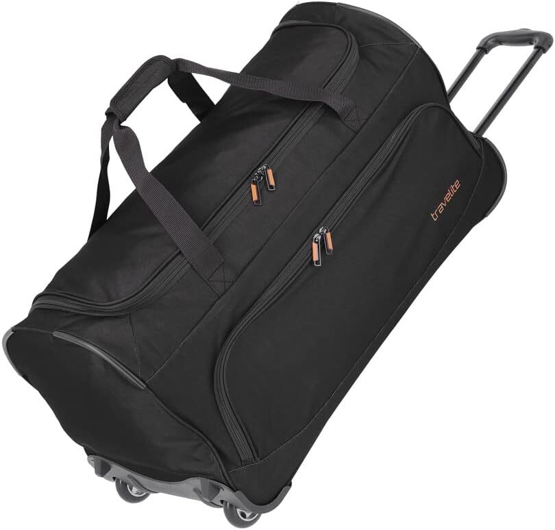 travelite trolley da viaggio a 2 ruote dimensione L, serie di valigie Nero