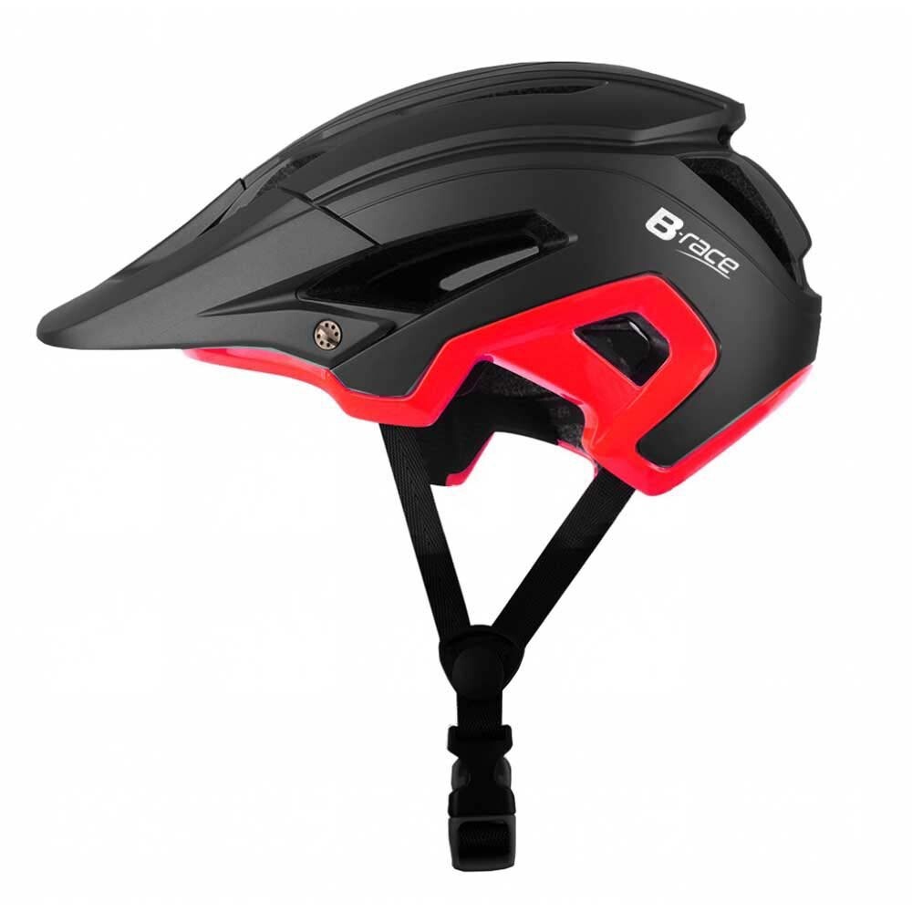 B-RACE CASCO IN-MOLD STONE II S/M 54/58 NERO/ROSSO