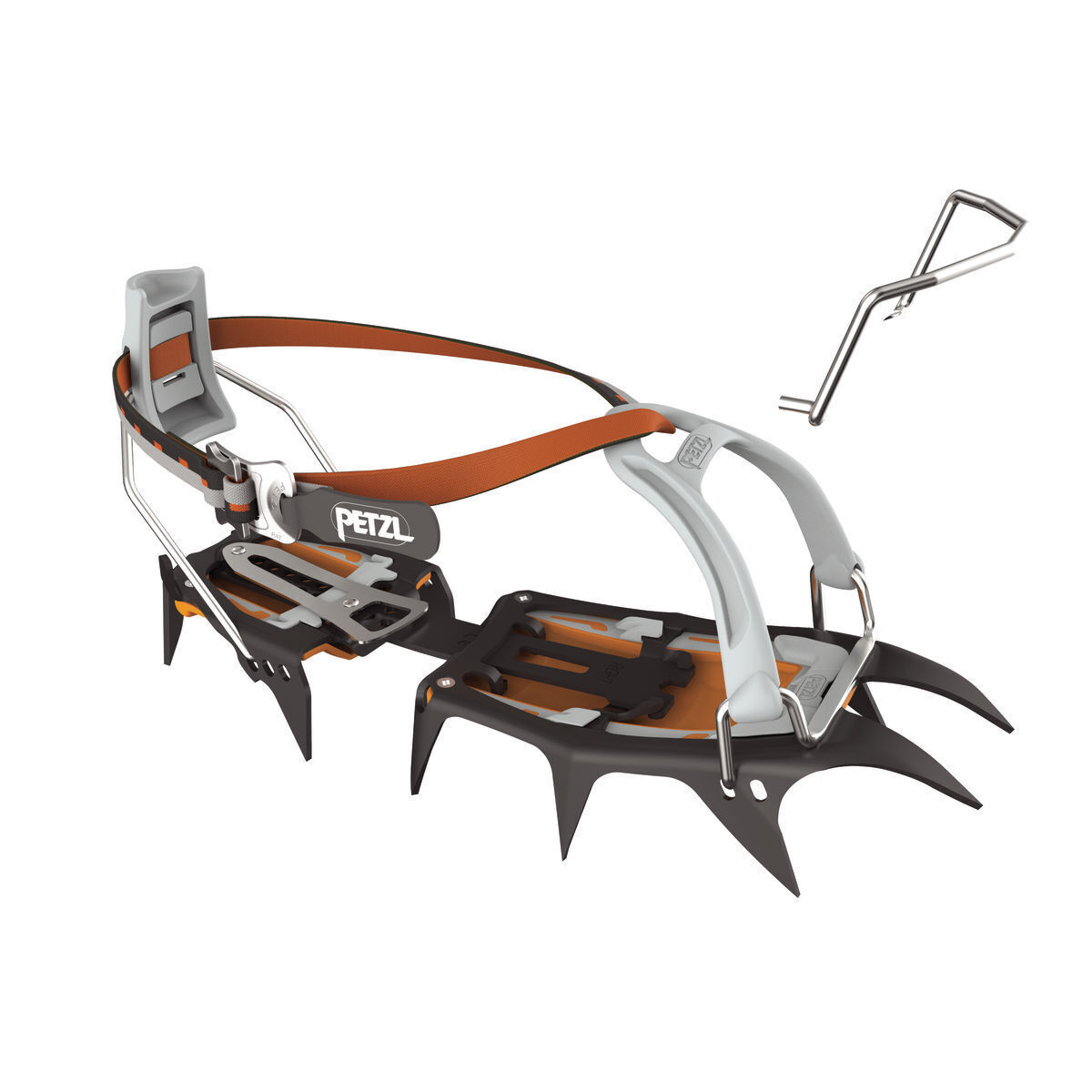 Ramponi Neve Ghiaccio 12 punte PETZL VASAK Semi Automatico / Automatico
