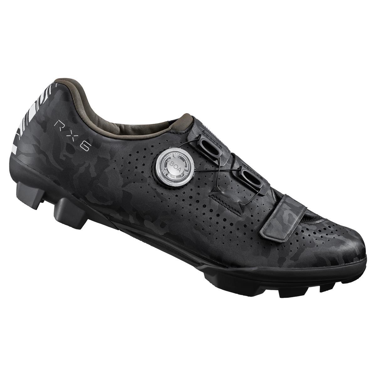scarpe mtb / gravel sh-rx600 rx6 nero SHIMANO scarpe bici