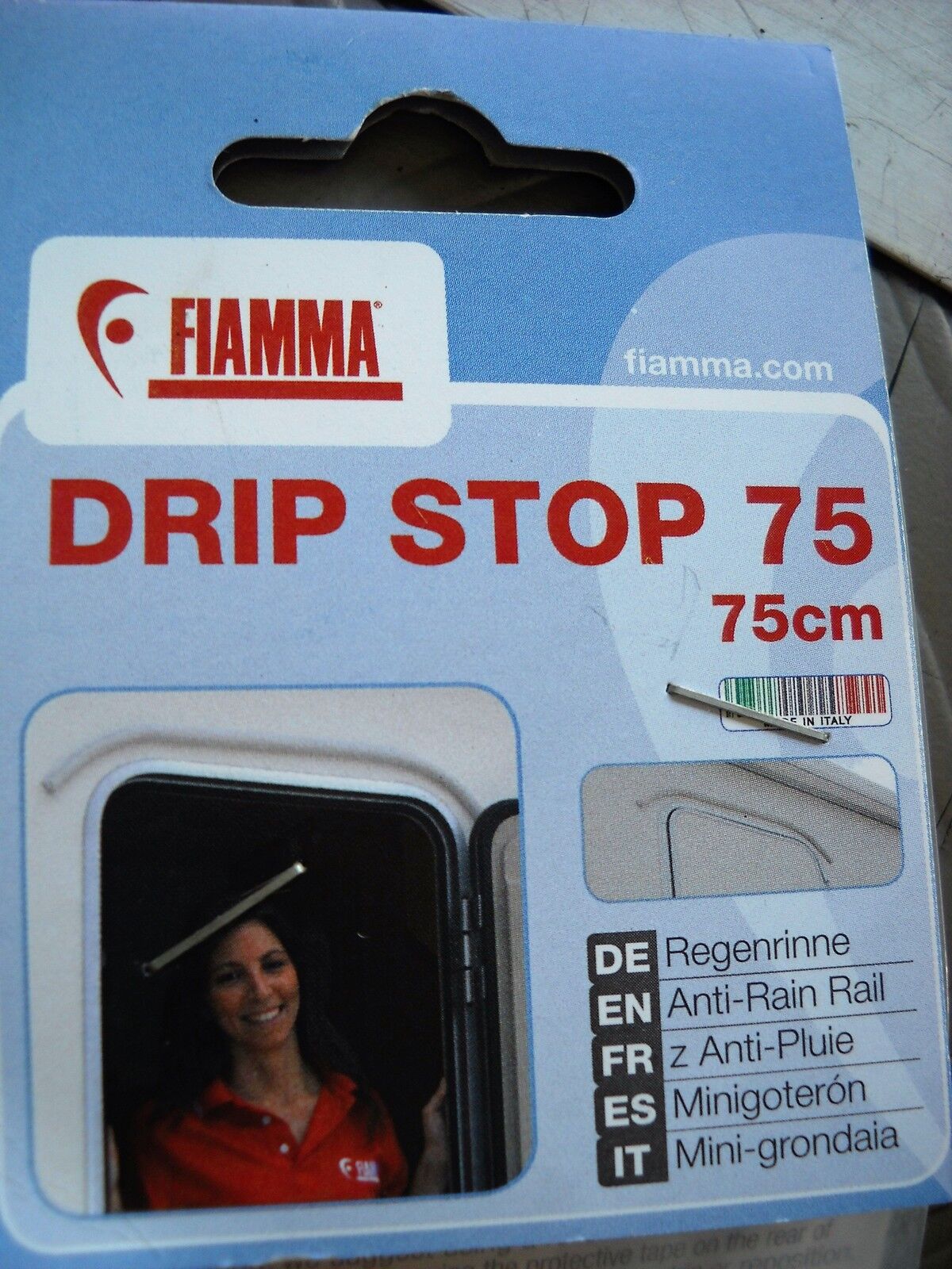 30130.10 FIAMMA "DRIP STOP 75 " MINI GRONDAIA BIANCA ADESIVA CARAVAN & CAMPER