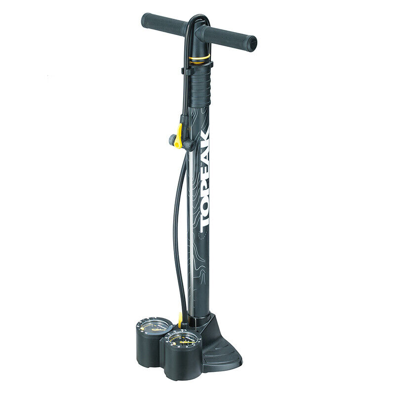Topeak Joeblow Dualie Pompa Topeak Pavimento Joe Gonfiaggio Dualie