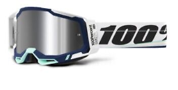 Maschera 100% Racecraft 2 Arsham Lente Specchio Silver