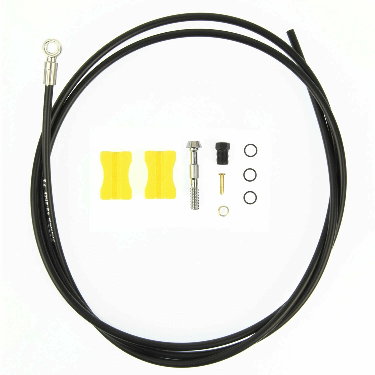 KIT TUBO OLIO FRENO POSTERIORE SHIMANO SM-BH59-SB 170 mm NERO
