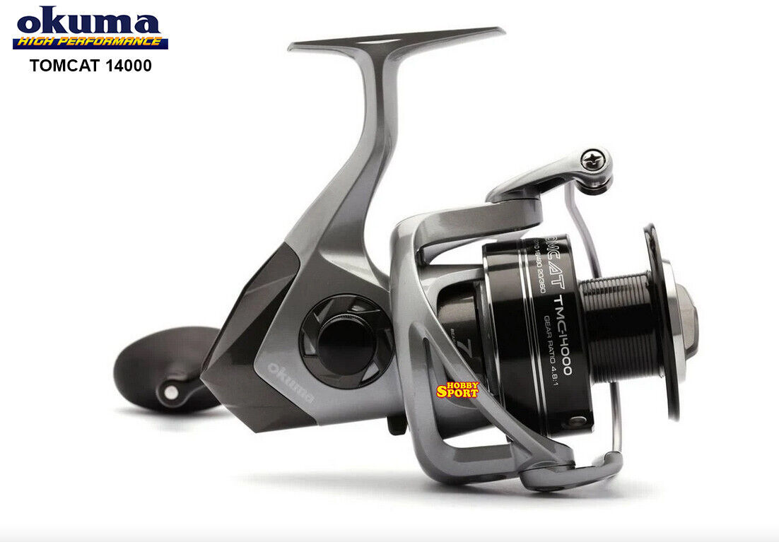 MULINELLO OKUMA TOMCAT 14000 SURFCASTING PESCA FONDO MARE BARCA  LAGO FIUME