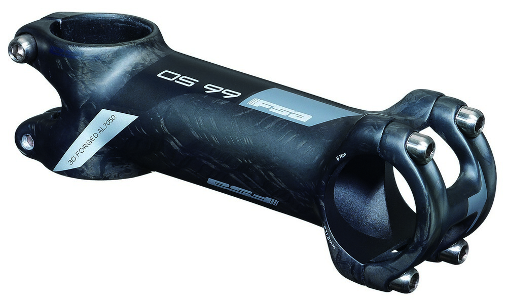 attacco manubrio os-99 csi 6 120mm 31,8 carbonio grigio 2014 FSA Manubri bici
