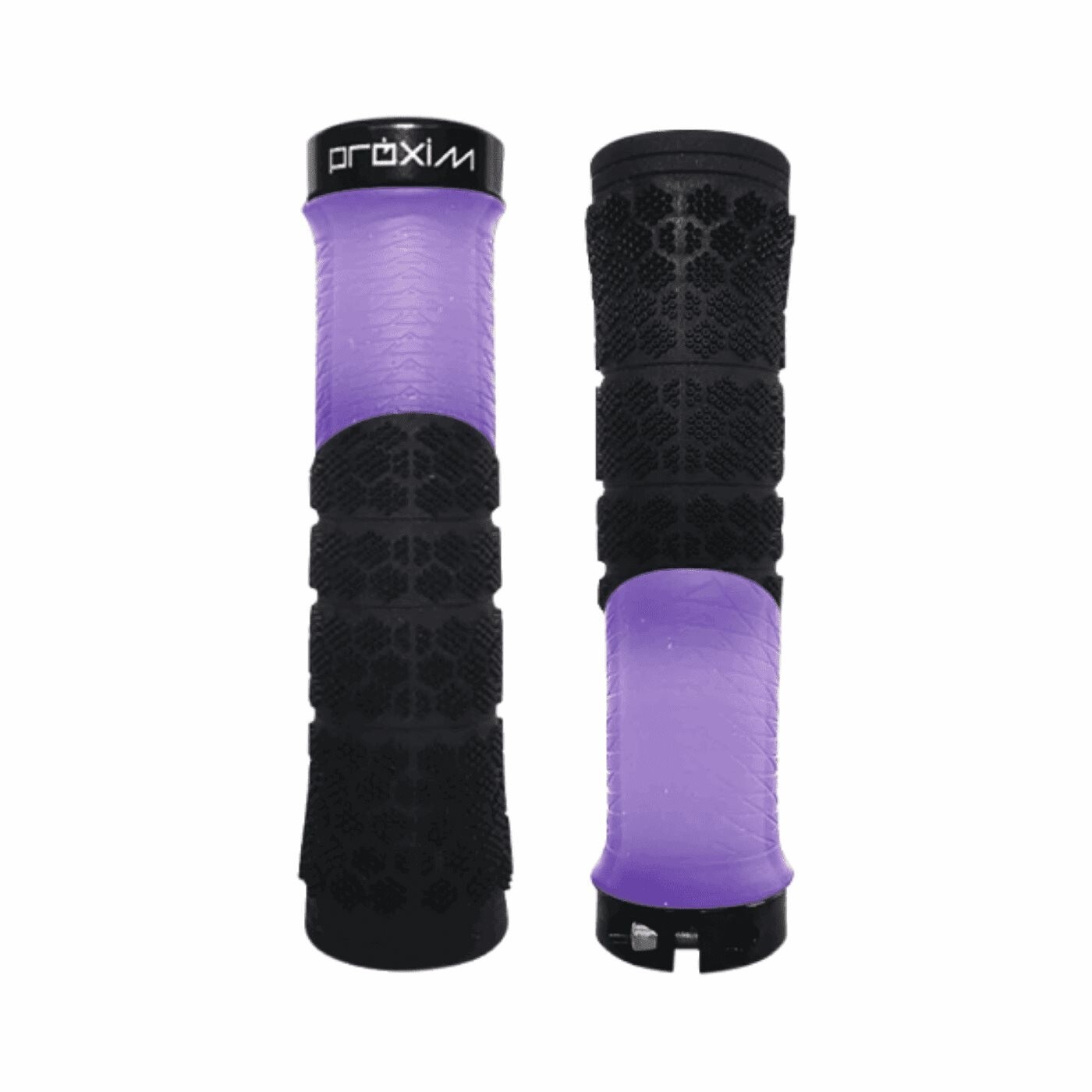 Coppia manopole proxim x-shred nero / viola Prologo Bici