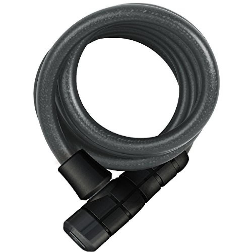 (TG. 180 cm) Abus 13399-2 Cavo a Spirale, Nero, 180 cm - NUOVO