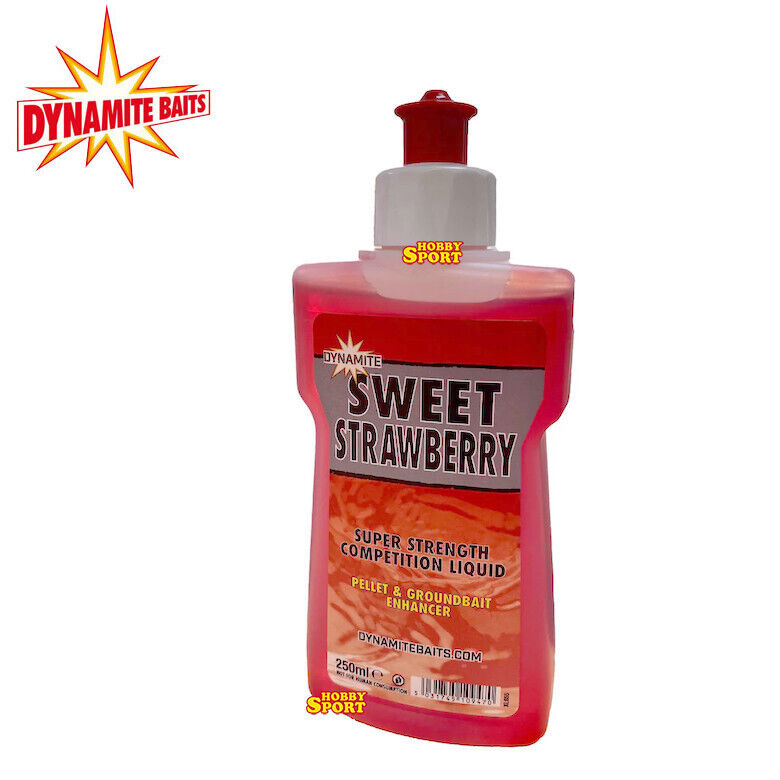 DYNAMITE BAITS  ATTRATTORE LIQUID SWEET STRAWBERRY FRAGOLA 250 ML  CARPFISHING