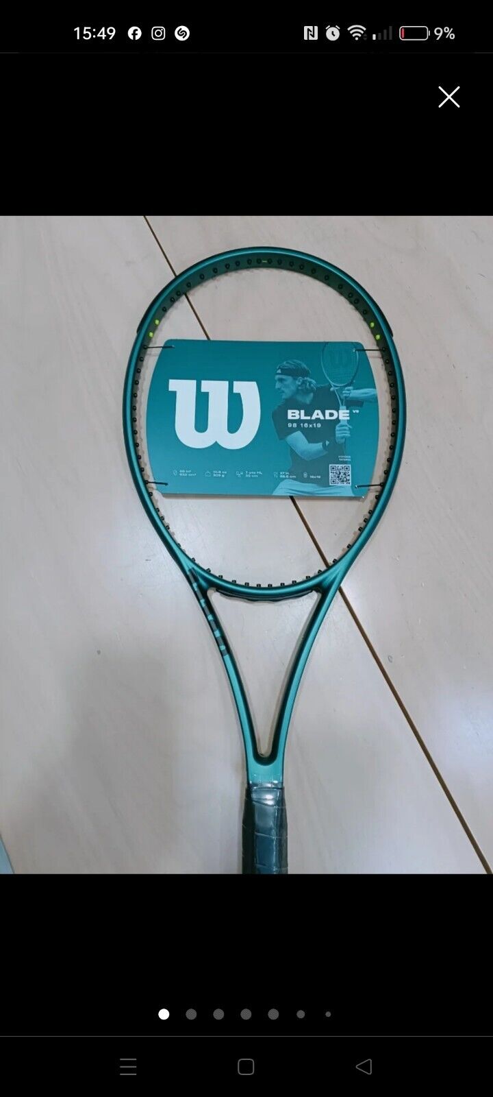 Wilson Blade 98 V9 - L2 - 305 Gr. NUOVA! + Corda omaggio