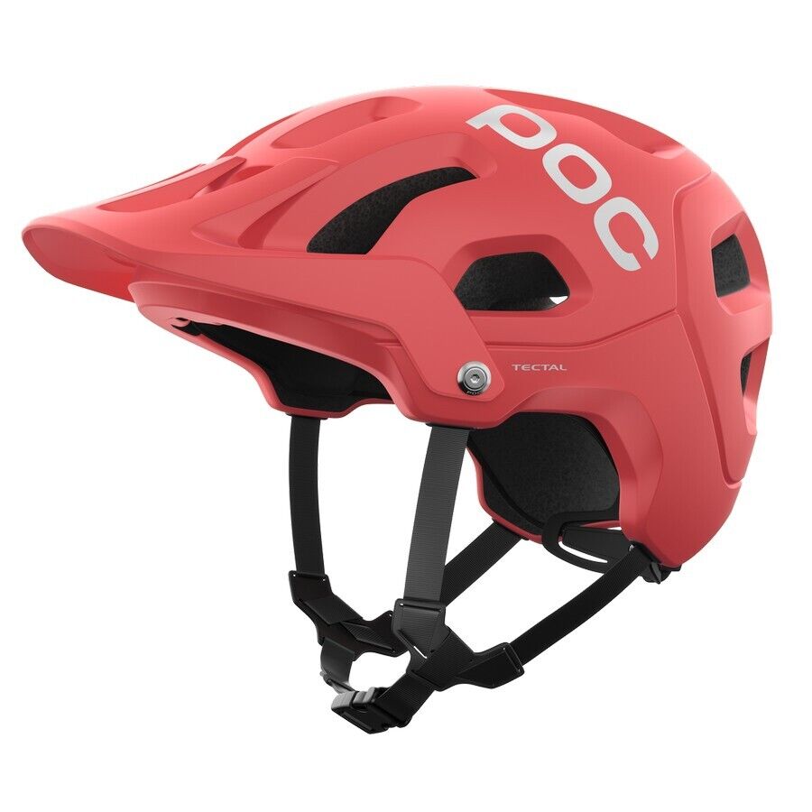 casco enduro mtb tectal rosso opaco POC trail all mountain