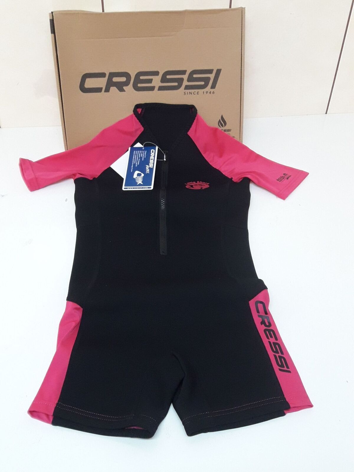 Tuta in neoprene Cressi Little Shark Shorty 2 mm tuta in neoprene per...