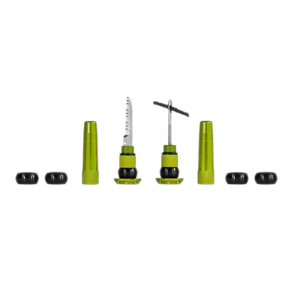 kit riparazione stealth tubeless puncture plugs verde MO-T-20295 MUC-OFF kit for