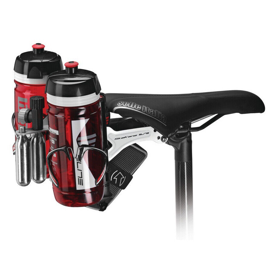 set portaborraccia skekane, nero Elite bicicletta