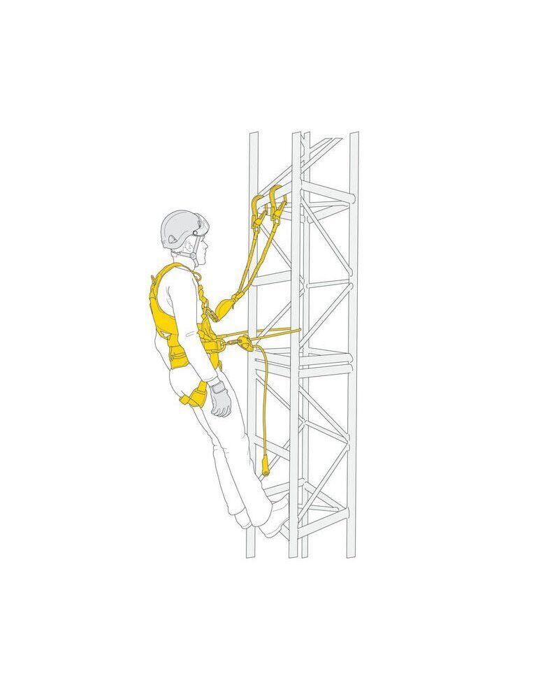 Petzl Kit Imbracatura Volt e Cordino Absorbica 150 Taglia 1