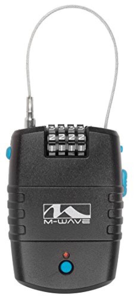 (TG. N/A) M-Wave Lock 'n' Roll Alarm, Serratura Unisex, Black - NUOVO