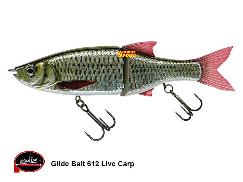 MOLIX GLIDE BAIT 130 FLOATING 612 LIVE CARP SPINNING LUCCIO GR 28   13 cm
