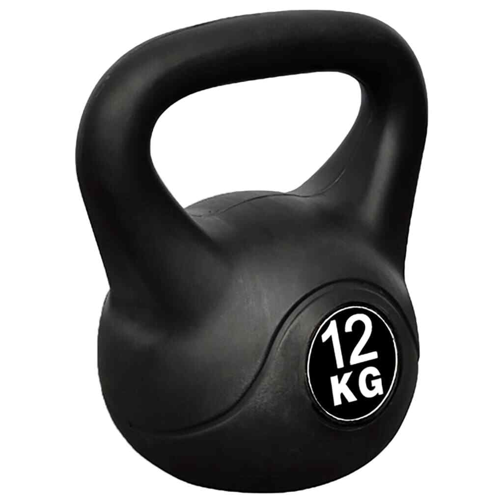 AX Kettlebell Professionale 12kg Plastica Palestra Allenare Muscoli Casa + 90392