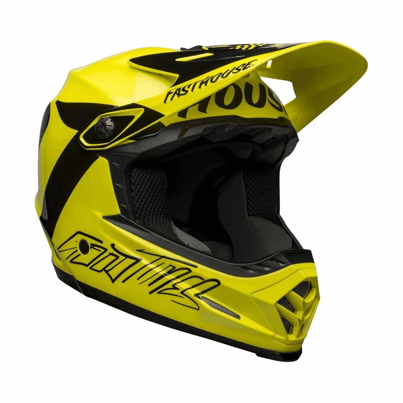 Casco full-9 fus mips giallo/nero integrale taglia 53/55cm Bell Bici