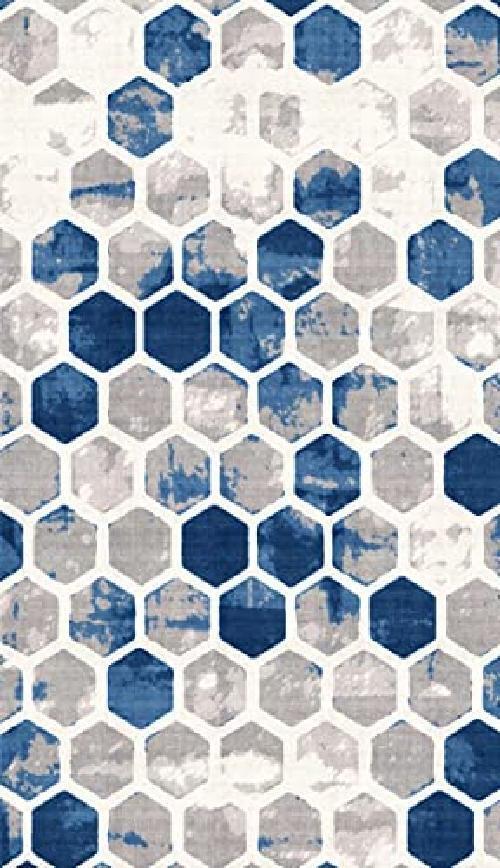Homemania EXFAB87-60X100CM Tappeto Stampato Hive 1 Per Salotto, Sala, Camera Da