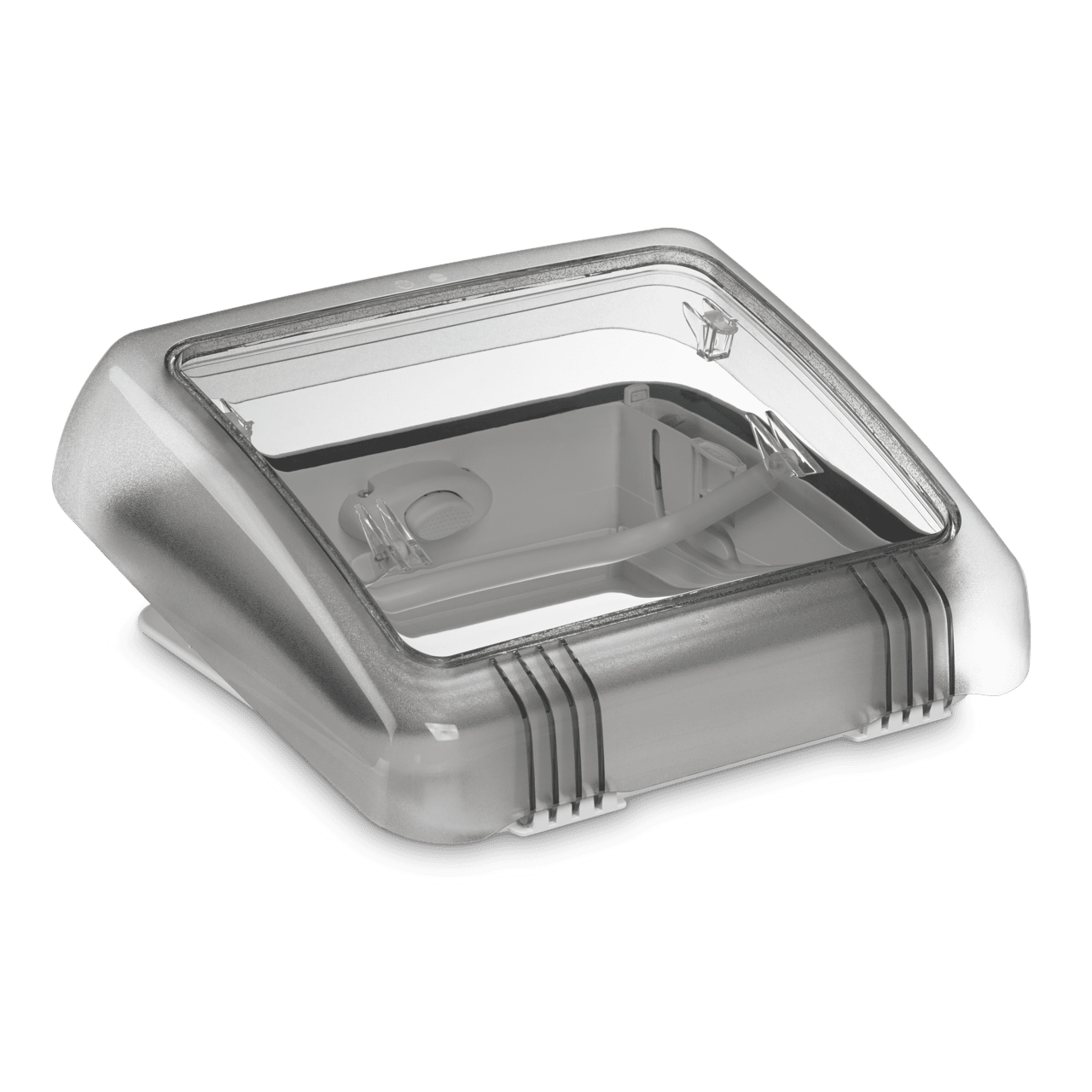 Dometic Micro Heki Oblo con ventilazione forzata e oscurante 280 x 280 mm