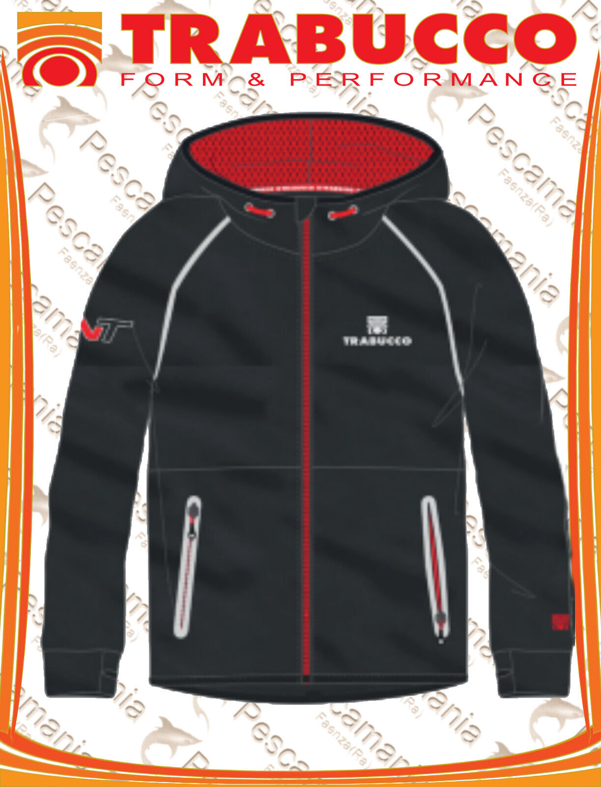 Giacca tecnica con cappuccio tg XXL Trabucco GNT TECNIK THERMO HOODIE