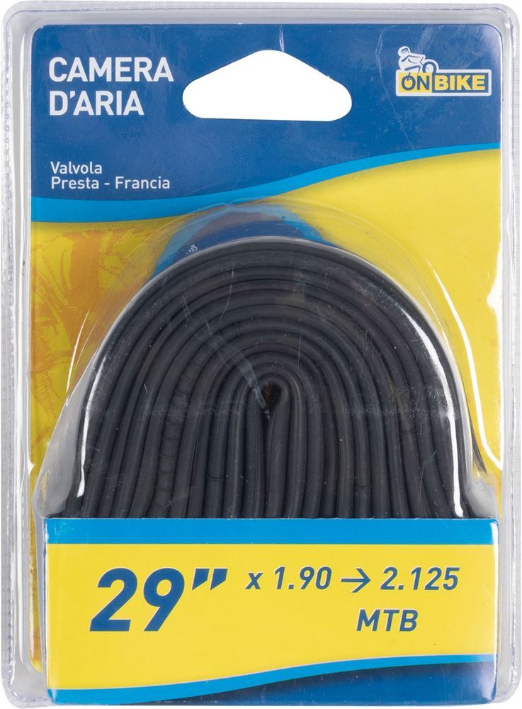 Camera d'aria bici 29" x 1.90 - 2.10  E.T.R.T.O. 47/62-622 On Bike