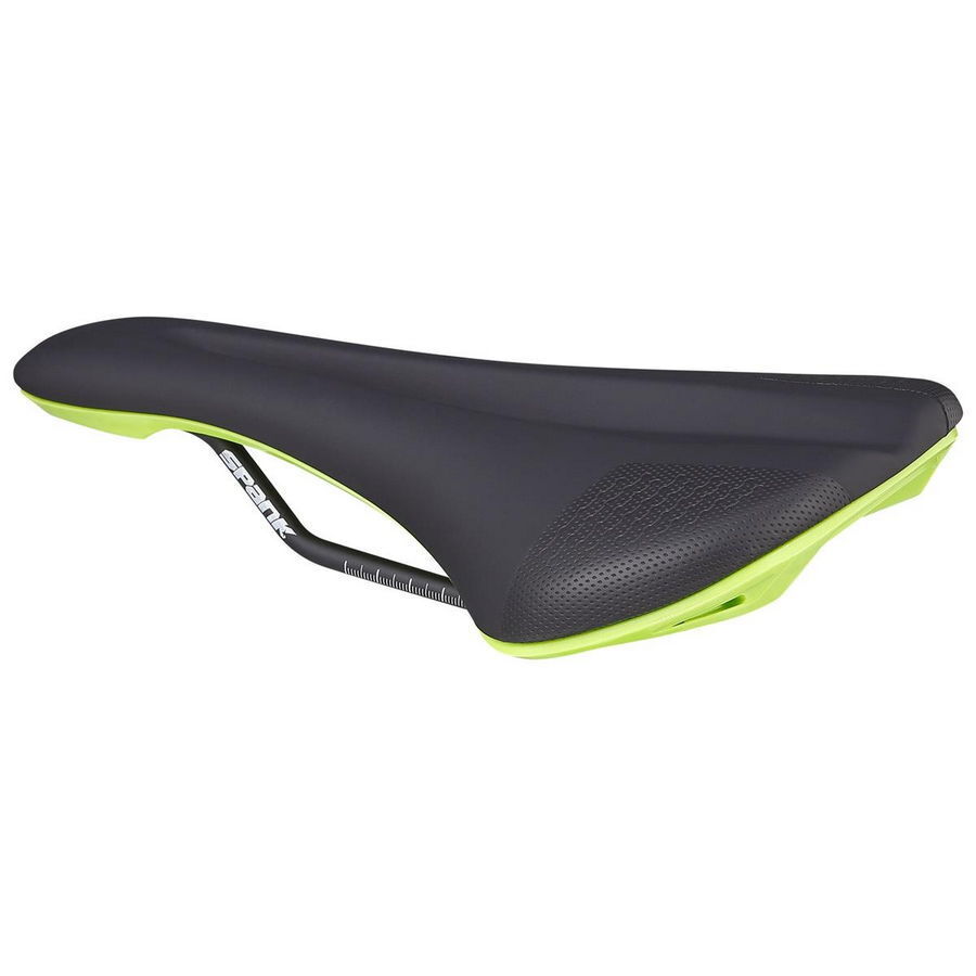 sella oozy 280 144x265mm nero/verde SPANK corsa mtb