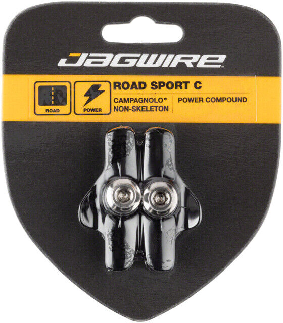 Jagwire Strada Sport C Pastiglie Freno Campagnolo Non-Skeleton Nero