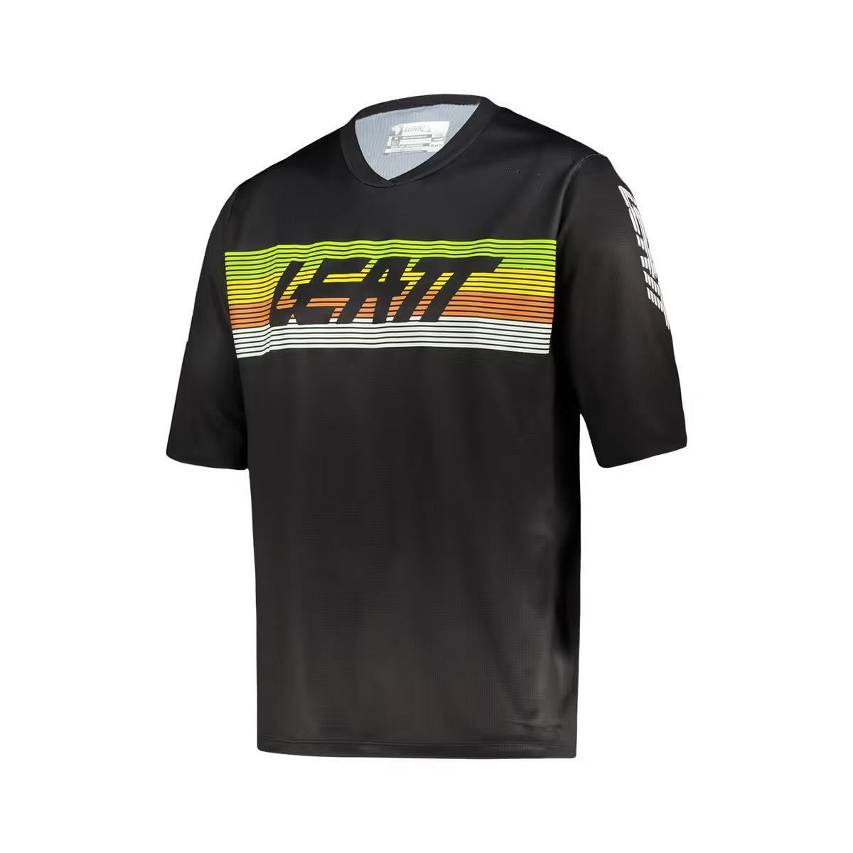 maglia a maniche 3/4 jersey mtb enduro 3.0 nero LEATT ciclismo