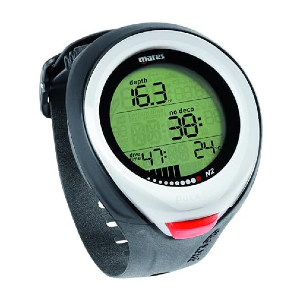 (TG. Unica) Mares Puck PRO Color, Computer per Immersioni, Adulto, Bianco - NUOV