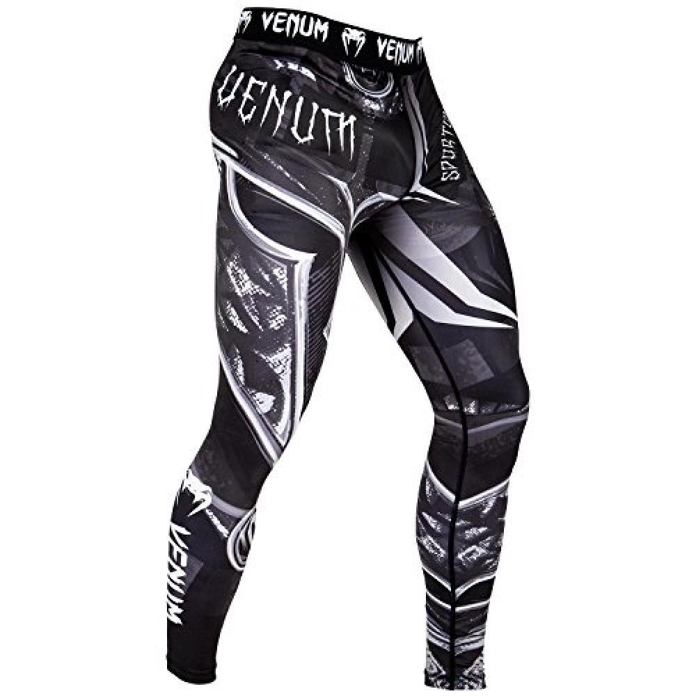 (TG. XL) VENUM Gladiator 3.0, Ghette Uomo, Nero/Bianco, XL - NUOVO
