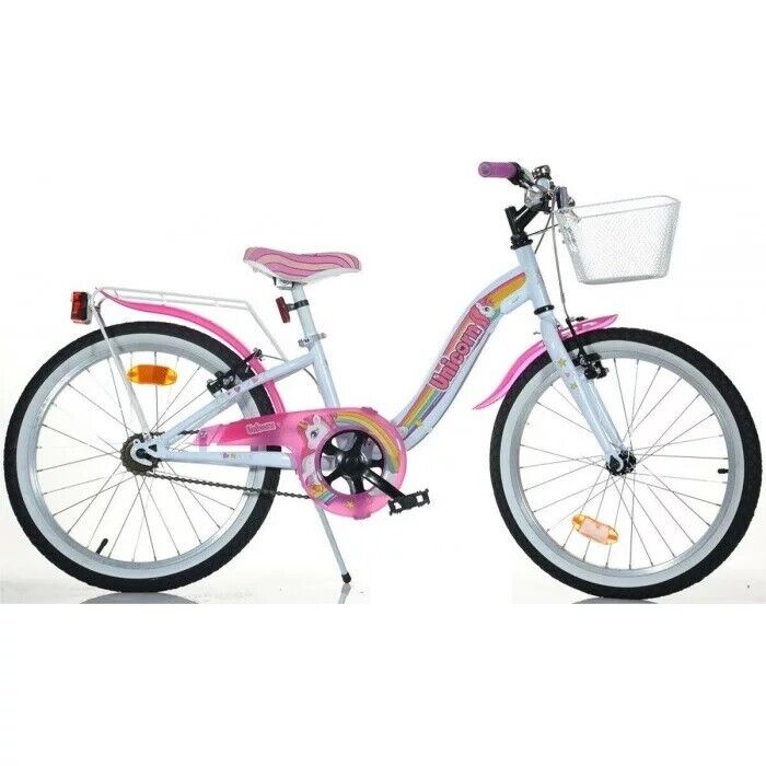 Bici 20" Unicorn bimba Dino Bikes UNICORN 204 R-UN SENZA CAMBIO