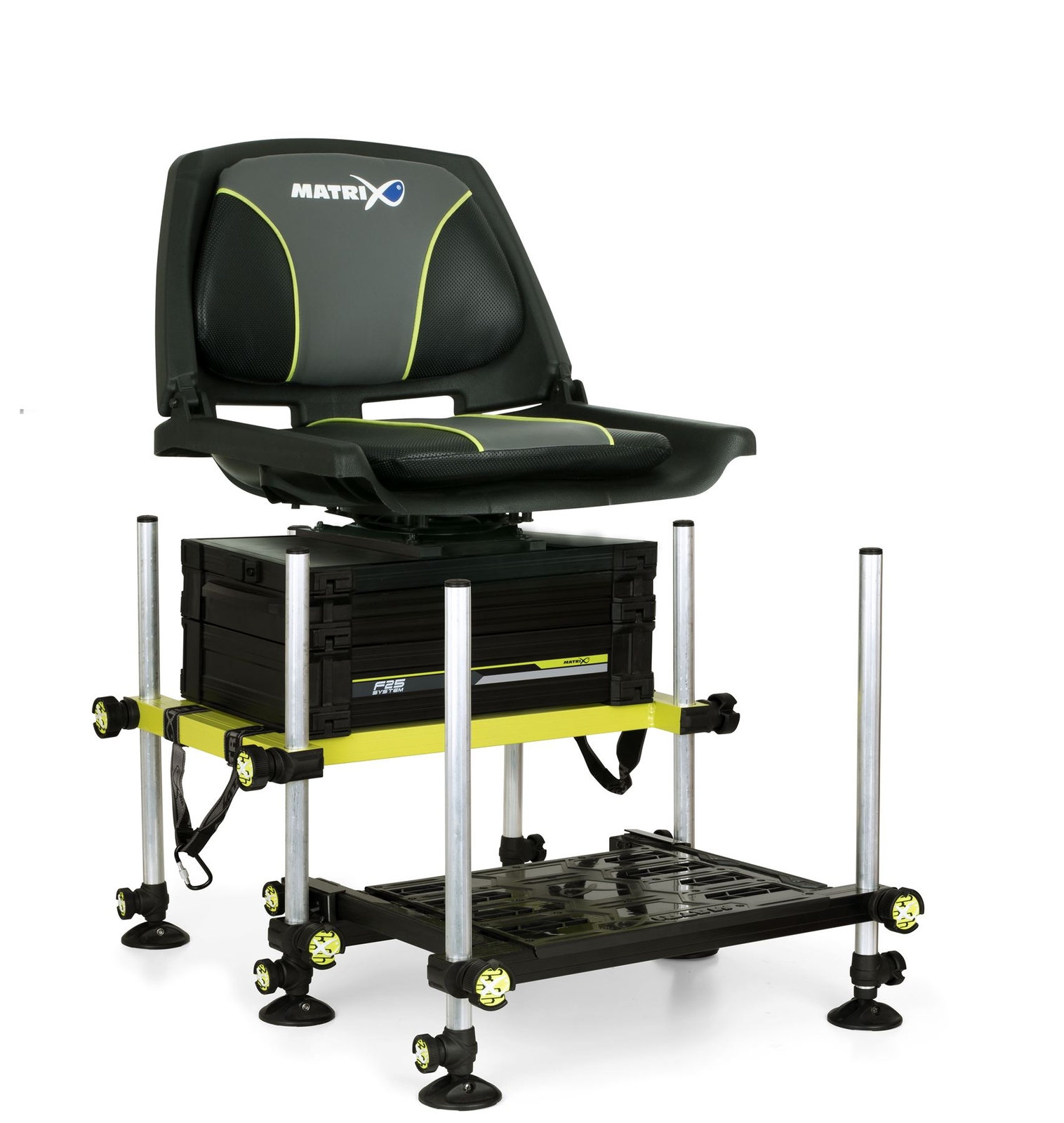 Fox Matrix F25 Sistema Scatola Sedile/Carbone Pesca