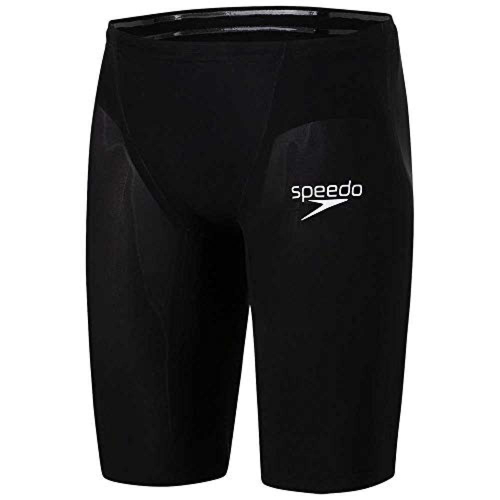 (TG. 24) Speedo Fastskin LZR Pure Valor Jammer, Costume da Bagno Uomo, Nero/Bian