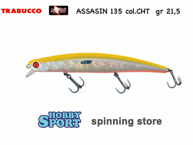 RAPTURE ASSASSIN 135 COLORE CHT 21.5 GR MINNOW TRABUCCO  SPINNING MARE 18016144