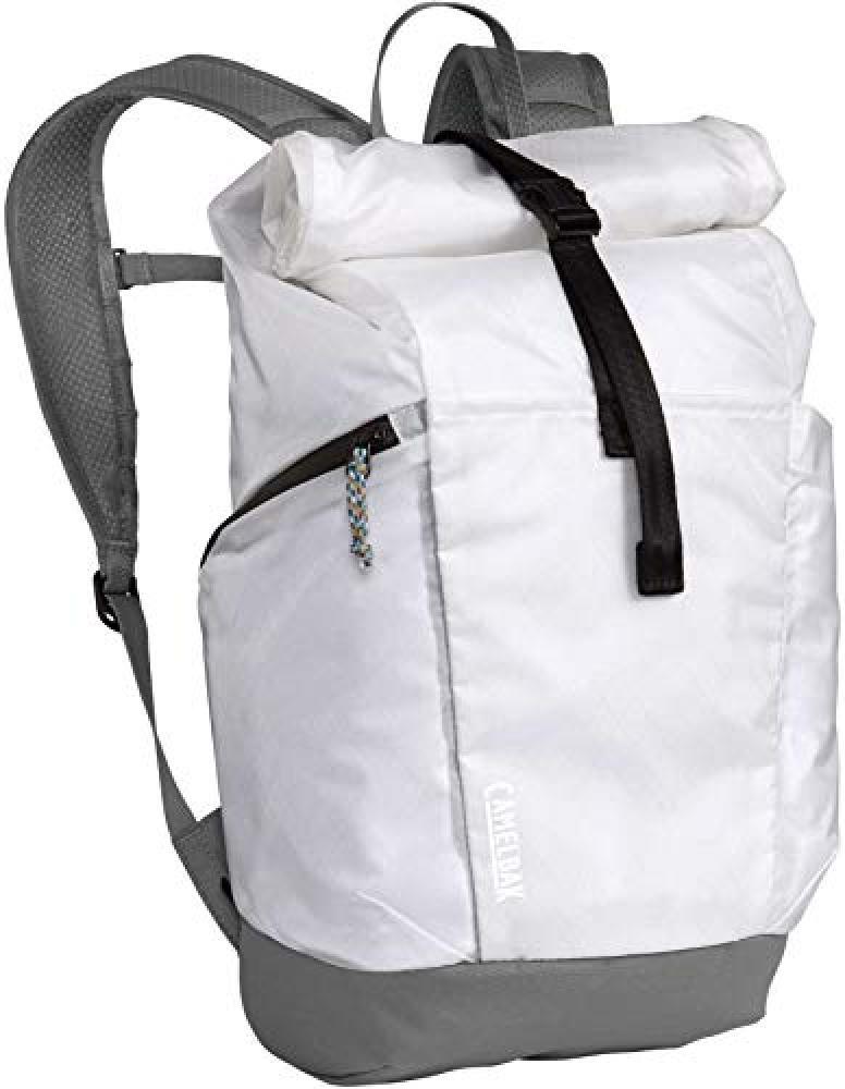 (TG. Taglia unica) CamelBak Pivot Roll Top Pack Zaino Unisex, Bianco Brillante,