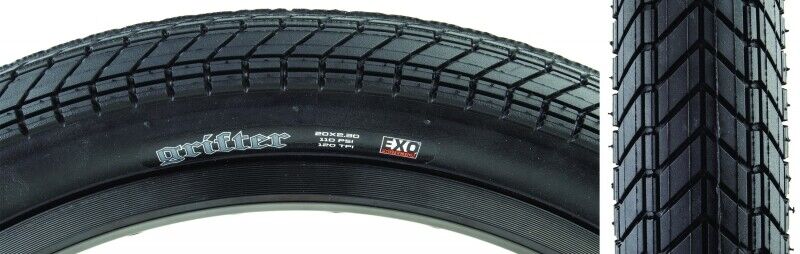 Maxxis Grifter Pneumatici 20x2.30 Pieghevole Exo 120TPI Nero