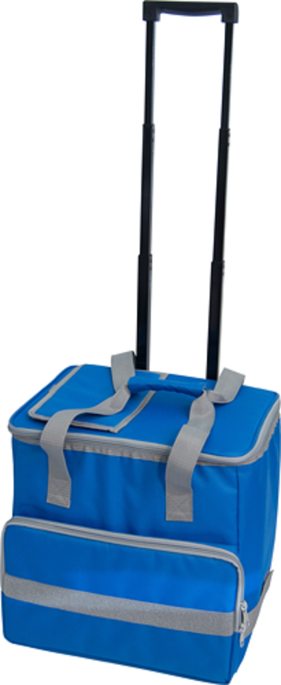 BORSA TERMICA 38LT a trolley IN PVC POLIESTERE 38X29X37H -