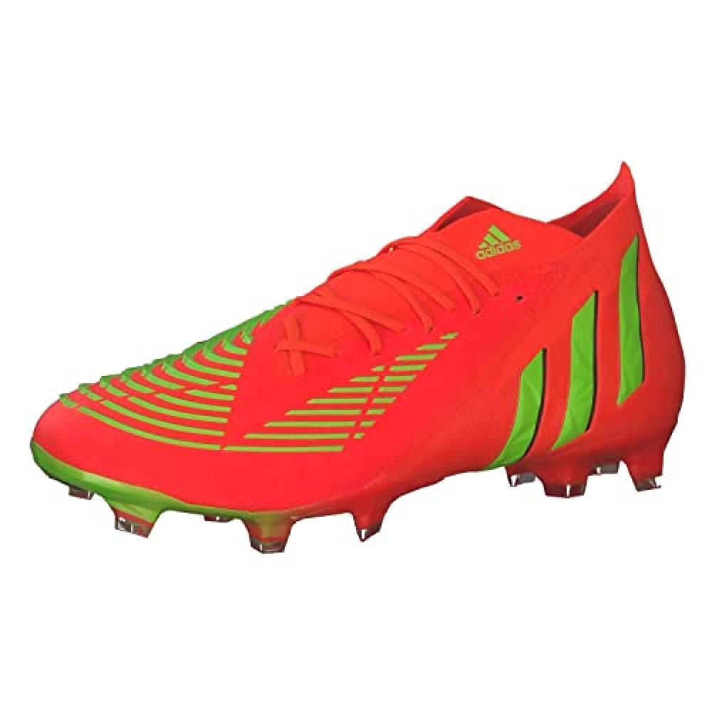 (TG. 46 2/3 EU) adidas Predator Edge.1 FG, Sneaker Unisex-Adulto, Solar Red/Team