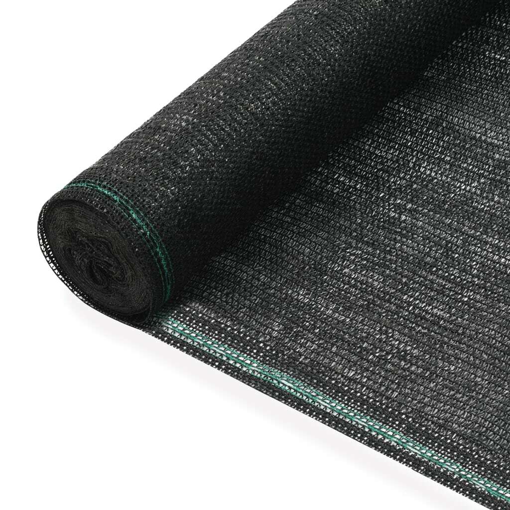 AX Rete Frangivista 1x100m Nero Schermo Perimetrale Campo Tennis Privacy + 45260