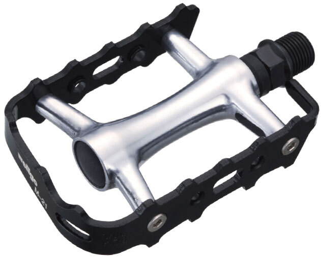 Wellgo M21-9/16'' - Pedale in Lega ATB, Colore: Nero