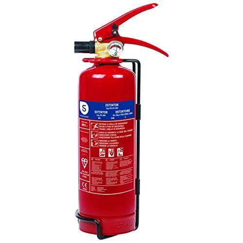 Smartwares Estintore a Polvere, Tipo ABC, 1 kg