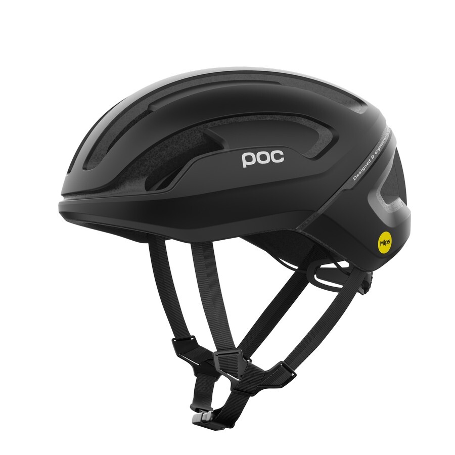 casco omne air mips uranium black matt POC bicicletta