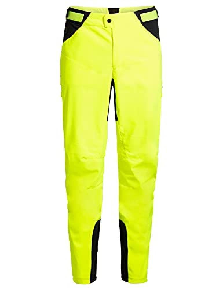 (TG. M) VAUDE Men's Qimsa Softshell Pants II Pantaloni, Giallo Fluo, M Uomo - NU